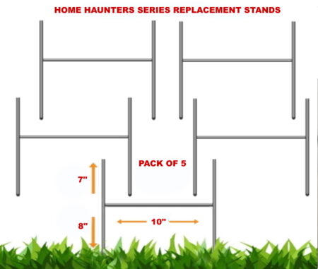 5 Pack Replacement Stands For Home Haunters Series Tombstones