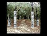 Midnight Graveyard Cemetery Entrance 5