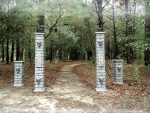 Midnight Graveyard Cemetery Entrance 5