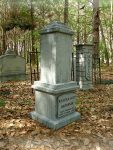 A historical monument marked with a ‘Sold Out’ sign.
