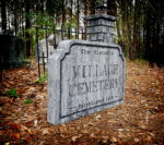 VillageCemeterySign1web