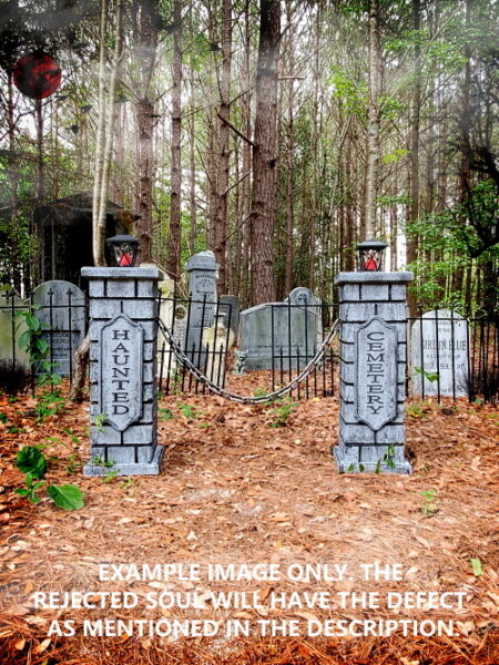 Evil Soul Studios Haunted Cemetery Lighted Column Set Halloween Prop