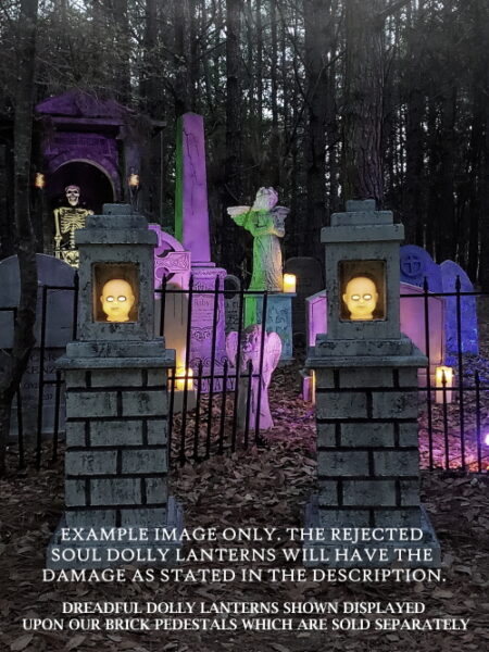 Evil Soul Studios Haunted Mansion Dreadful Dolly Lanterns Set Halloween Prop