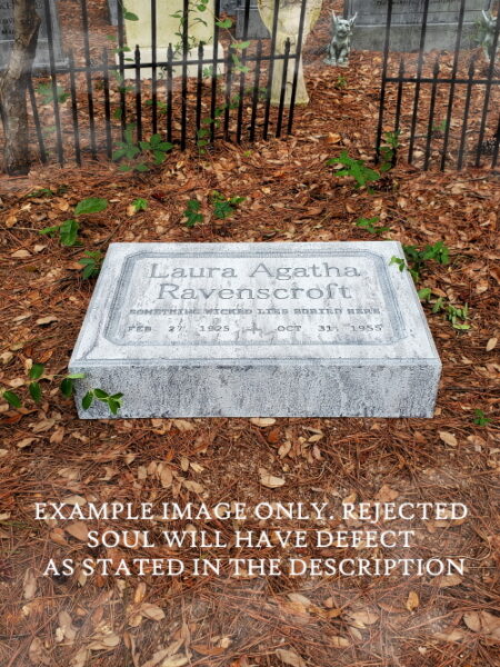 Evil Soul Studios Ground Series Laura Ravenscroft Tombstone Halloween Prop