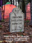 Evil Soul Studios Unknown Skeletal Remains Tombstone Halloween Prop Little Haunters Series