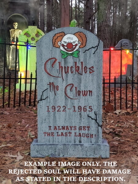 ESS Carnevil Of Screams Chuckles The Clown Tombstone First In The Series Halloween Prop