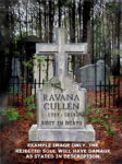 Evil Soul Studios Rest In Death Cross Tombstone Halloween Prop