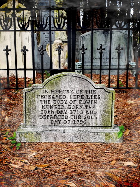 Evil Soul Studios The Deceased Edwin Munger Tombstone Halloween Prop Little Haunters Series