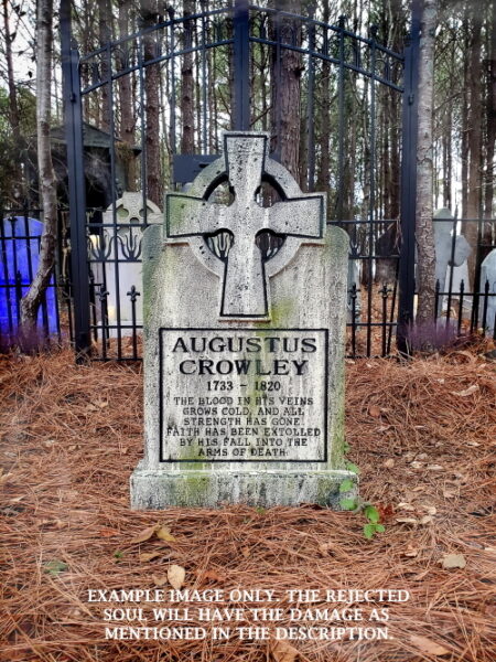 Evil Soul Studios Augustus Crowley Celtic Cross Tombstone Halloween Prop