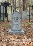 Evil Soul Studios Unknown Baby Doe Tombstone Halloween Prop Little Haunters Series