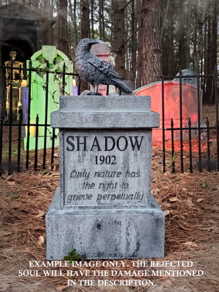 Evil Soul Studios Grimly’s Haunted Mansion Pet Cemetery Shadow Tombstone “Second In The Series”