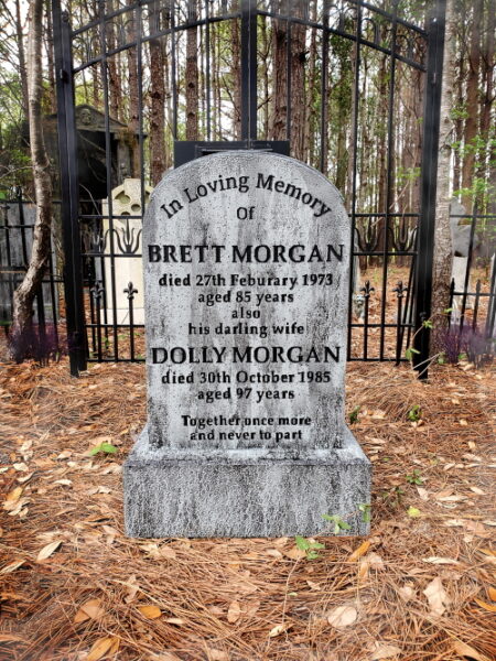 Evil Soul Studios The Morgan's Arched Tombstone Halloween Prop
