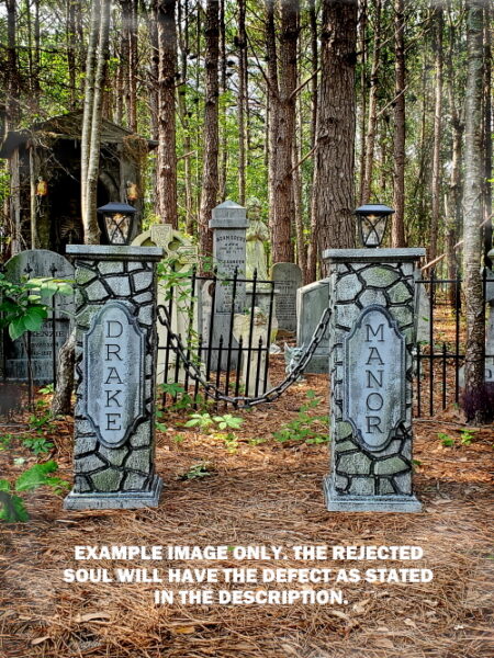 Evil Soul Studios Drake Manor Lighted Column Set Halloween Prop